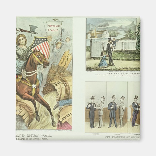 Temperansens frukter magnet (Framsidan)