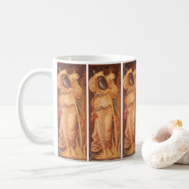 Temperantia av Sir Edward Coley Burne-Jones Kaffemugg (Med munk)