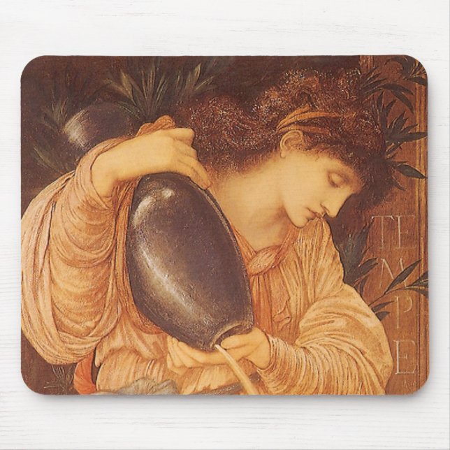 Temperantia av Sir Edward Coley Burne-Jones Musmatta (Framsidan)