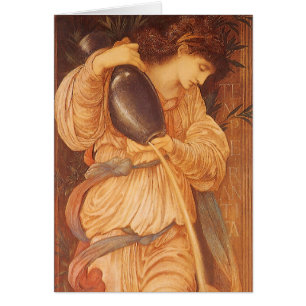 Temperantia från Herr Edward Coley Burne-Jones Hälsningskort