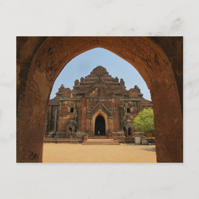 Temperaturen i Bagan Vykort (Framsida)