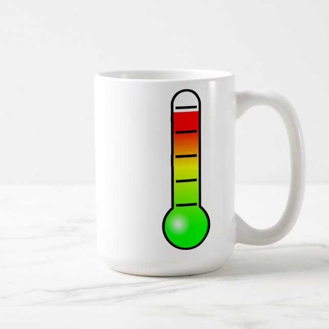 Temperaturtermometer Kaffemugg (Höger)