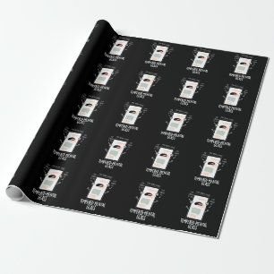 Tempered mental Glass Funny Cellphone Pun Mörk BG Presentpapper