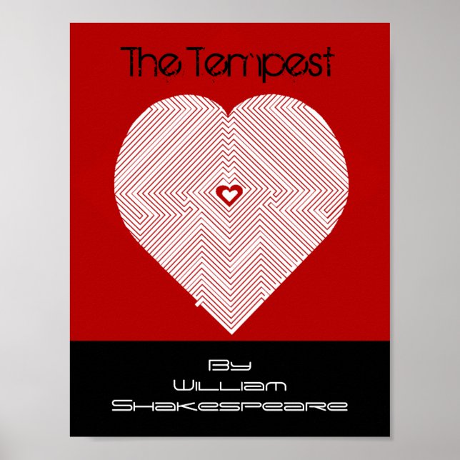 Tempest av William Shakespeare Poster Promo (Framsidan)