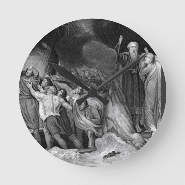 Tempest Clock Rund Klocka (Framsida)