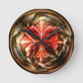 Tempest II (röd) Rund Klocka