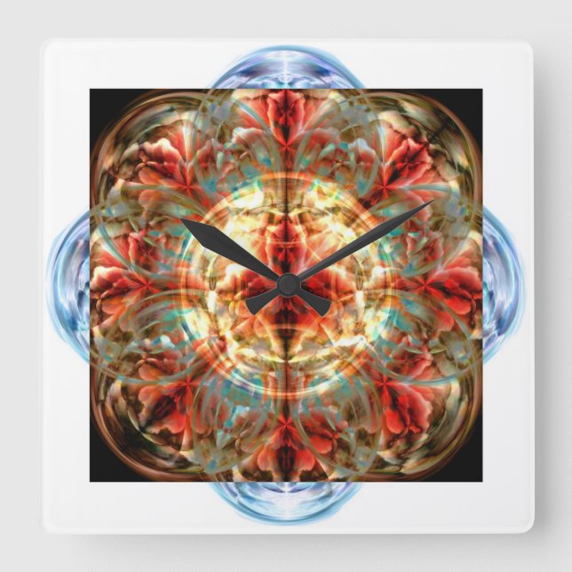 Tempest III Fyrkantig Klocka (Framsida)