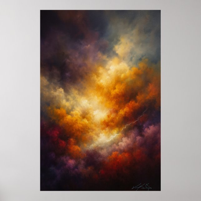 Tempest Lumina Abstrakt Poster (Framsidan)