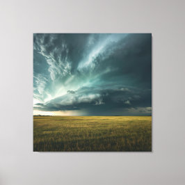 Tempest over the Plains - Storm Chaser's Dream Pri Canvastryck
