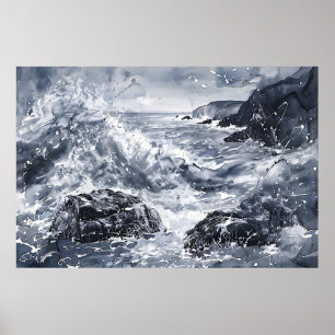 Tempest på Welsh Shore Poster