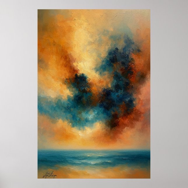 Tempest Serenity Abstract Poster (Framsidan)