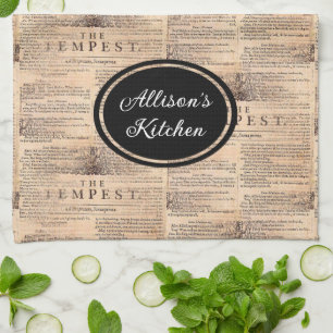 Tempest Shakespeare Personlig Kitchen Towel Kökshandduk