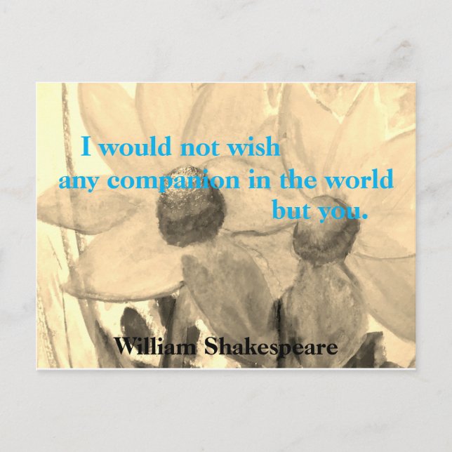 Tempest Shakespeare-vykort Vykort (Framsida)