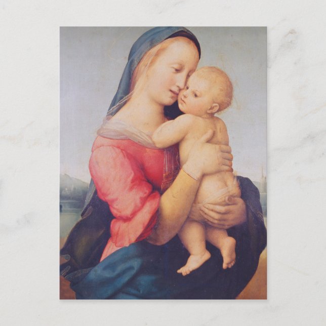 "Tempi" Madonna, 1508 Vykort (Framsida)