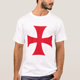 Templar Cross Crusader Kristet Herr-T-shirt T Shirt