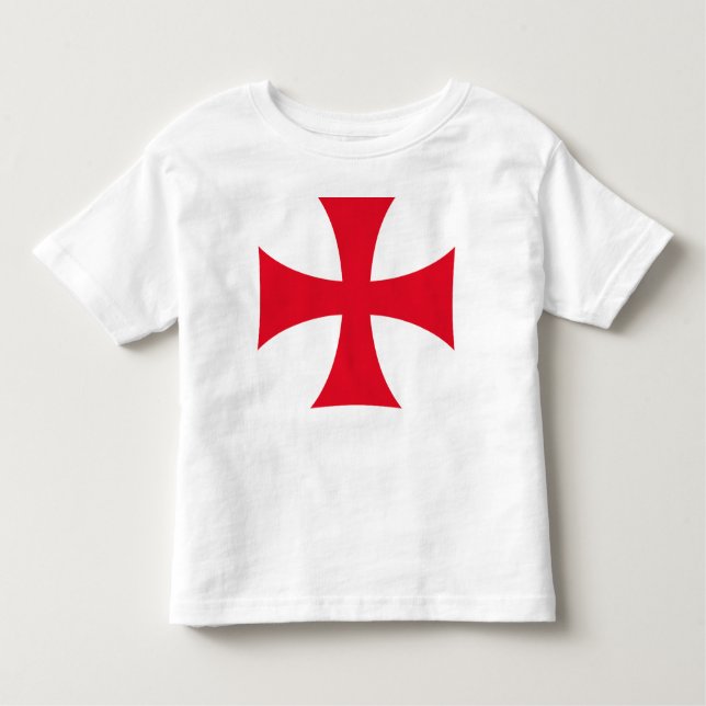 Templar Cross Toddler Tee Shirt (Framsida)