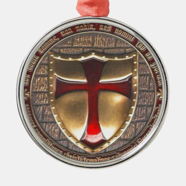 TEMPLAR-EMBLEM JULGRANSPRYDNAD METALL (Framsidan)