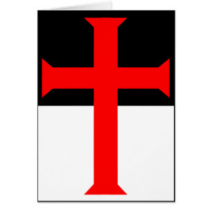 Templar kor på Beausant Hälsningskort