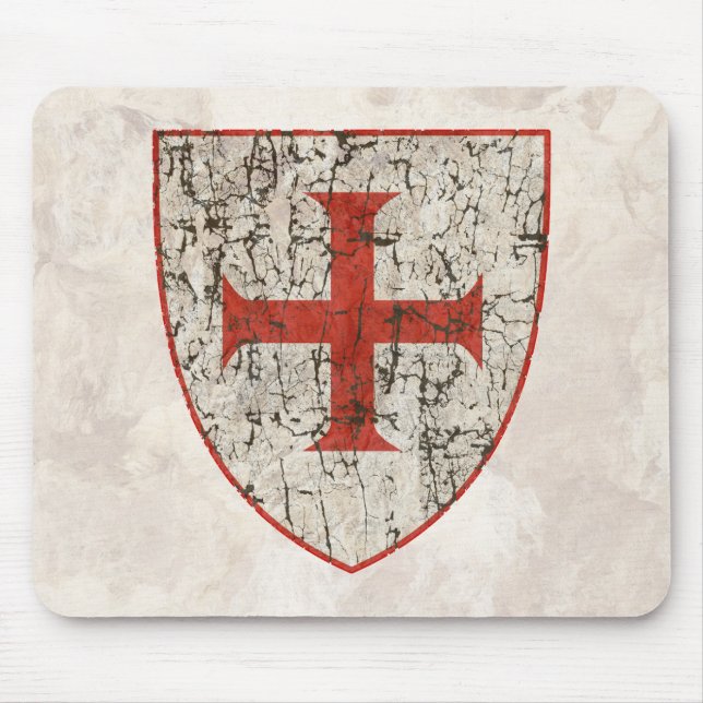 Templar kor som är bekymrad musmatta (Framsidan)