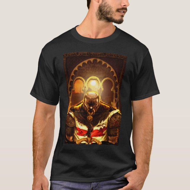 Templar riddare t-shirt (Framsida)