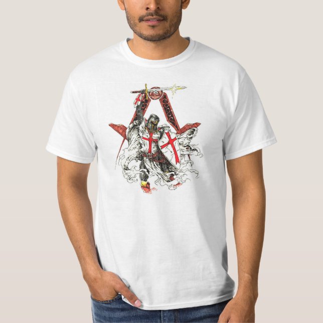 Templar riddareT-tröja T Shirt (Framsida)