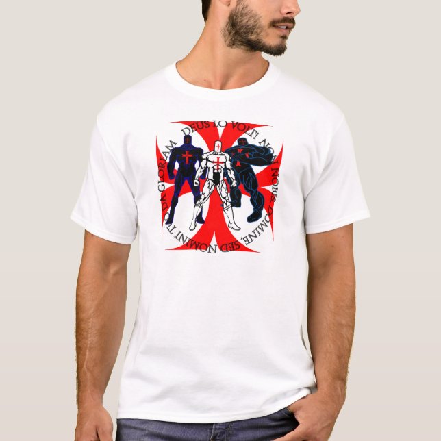 Templar Superheroes T-shirt (Framsida)