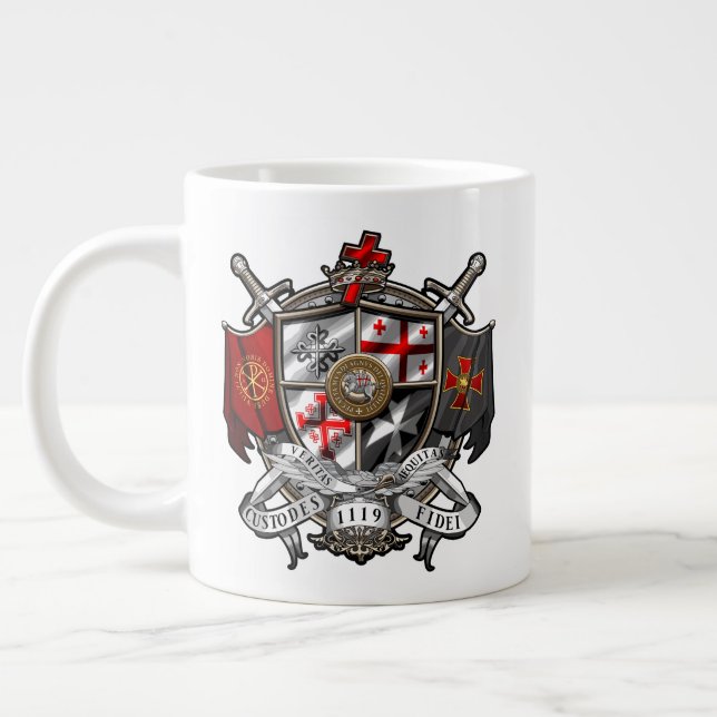 Templars Internationella Crest Jumbo 20oz Mugg (Vänster)