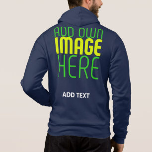 TEMPLAT FÖR MODERN EDITABLE CUTE NAVY BLUE BILD T SHIRT
