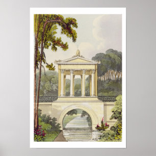 Temple-bron, från Ackermanns "Repository of Poster