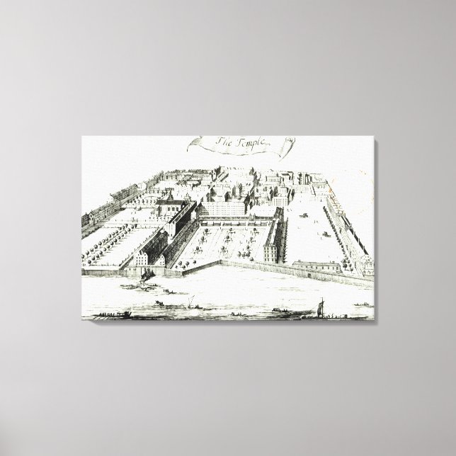 Temple Canvastryck (Framsida)