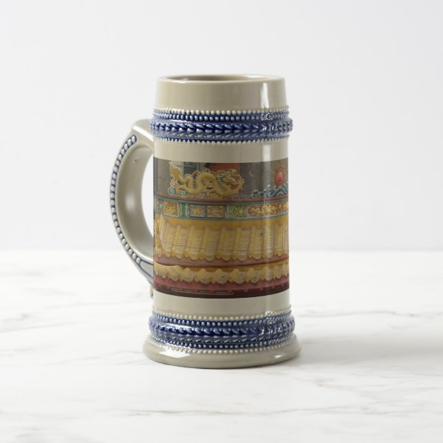 Temple Ceiling Grått/Blue 22 oz Stein Sejdel (Framsida vänster)