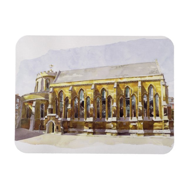 Temple Church Temple Magnet (Horisontell)