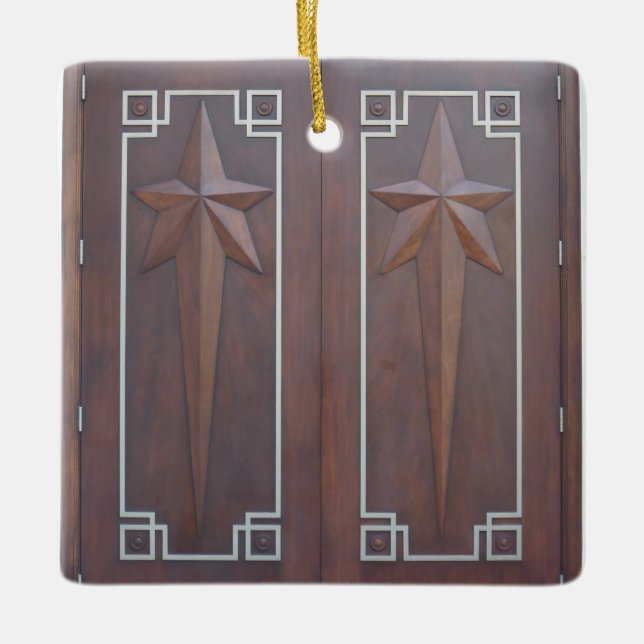 Temple Doors Ceramic Ornament (Framsida)