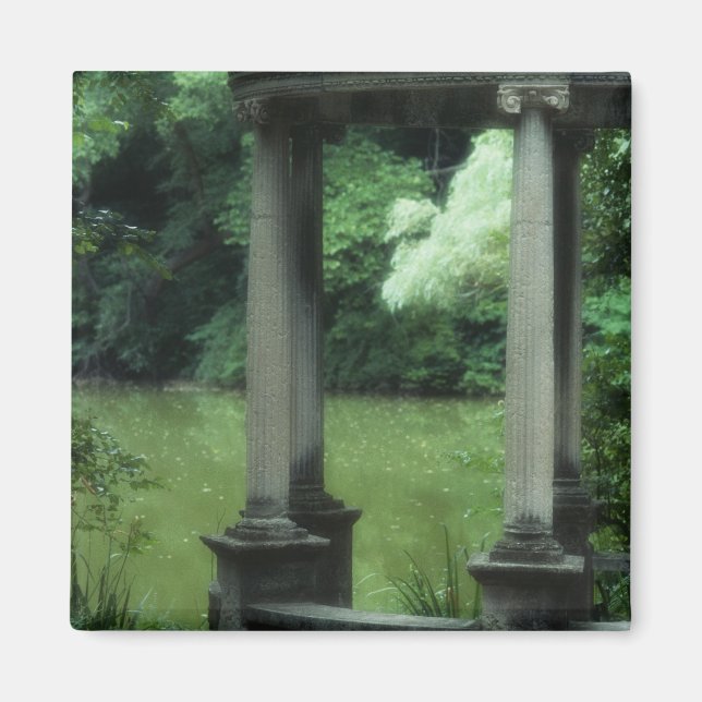 Temple från Kärlek vid Old Westbury Gardens Magnet (Framsidan)
