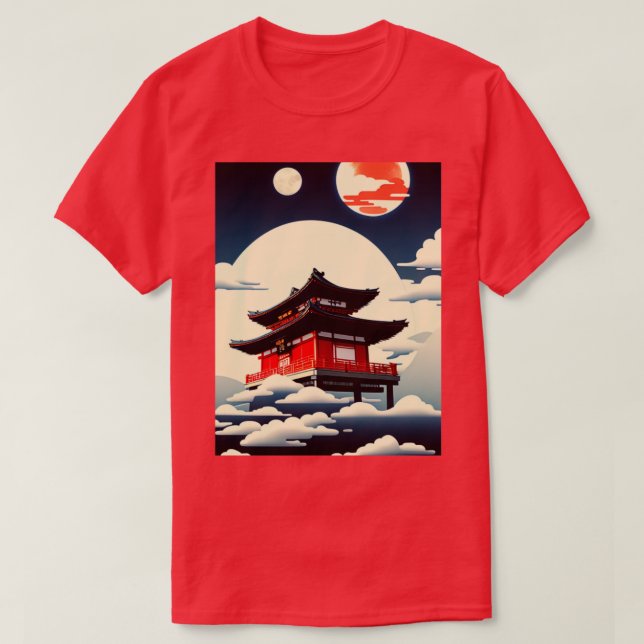 Temple i Himlar T Shirt (Design framsida)