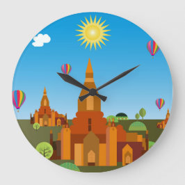 Temple i Kambodja Stor Klocka