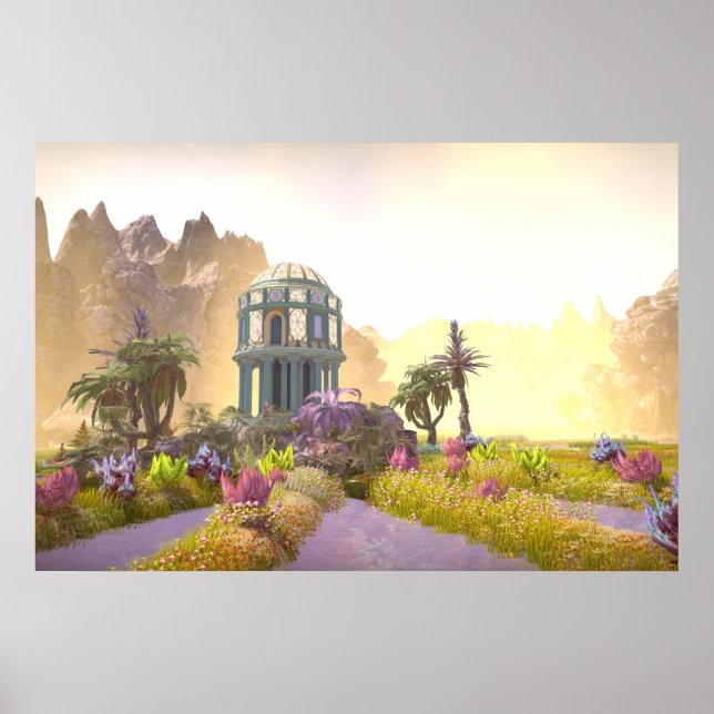 Temple i Valley Poster (Framsidan)