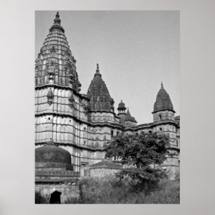 Temple i Varanasi India Poster