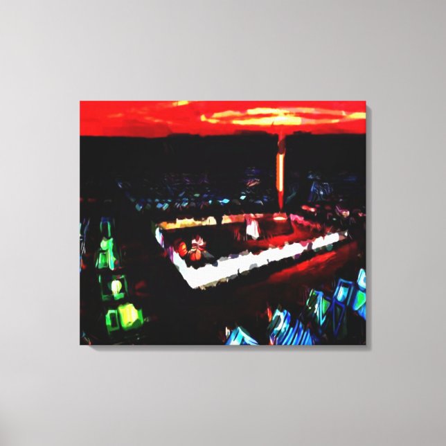 Temple i WI-lderness Canvastryck (Framsida)