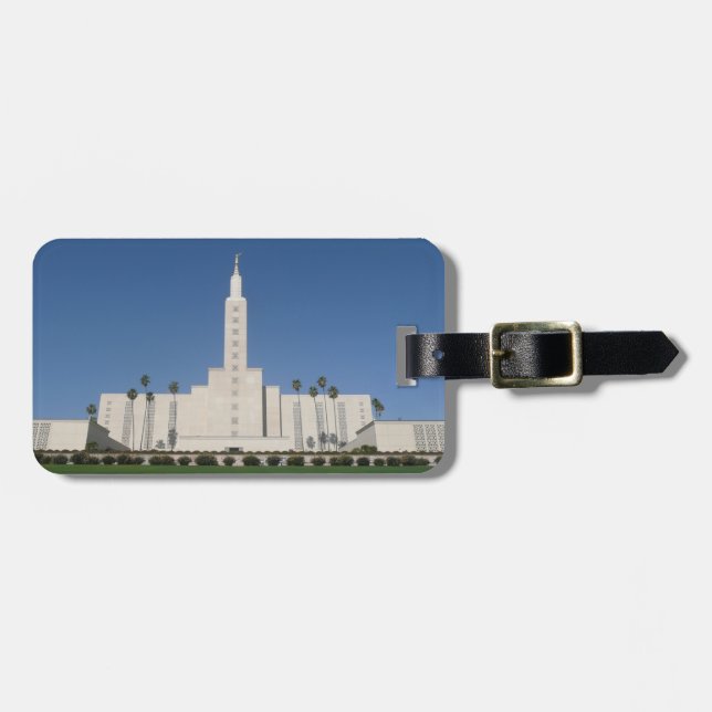TEMPLE LUGGAGE TAG BAGAGEBRICKA (Horisontell Framsida)