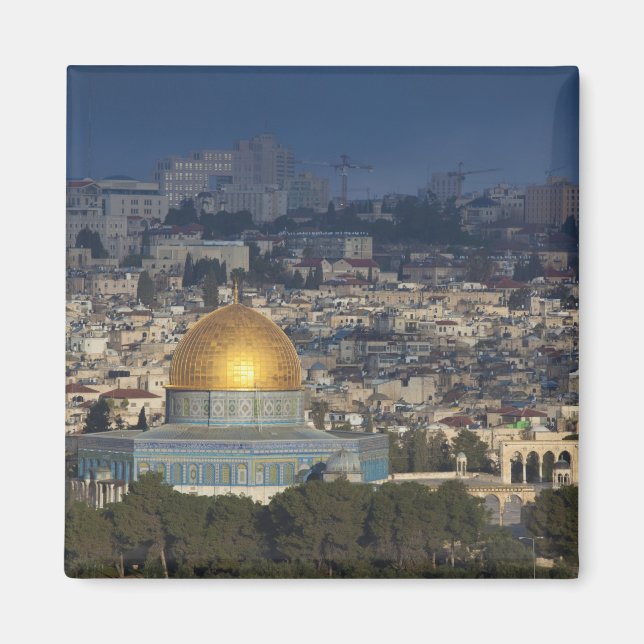 Temple Mount and Dome of the Sten, gryning Magnet (Framsidan)