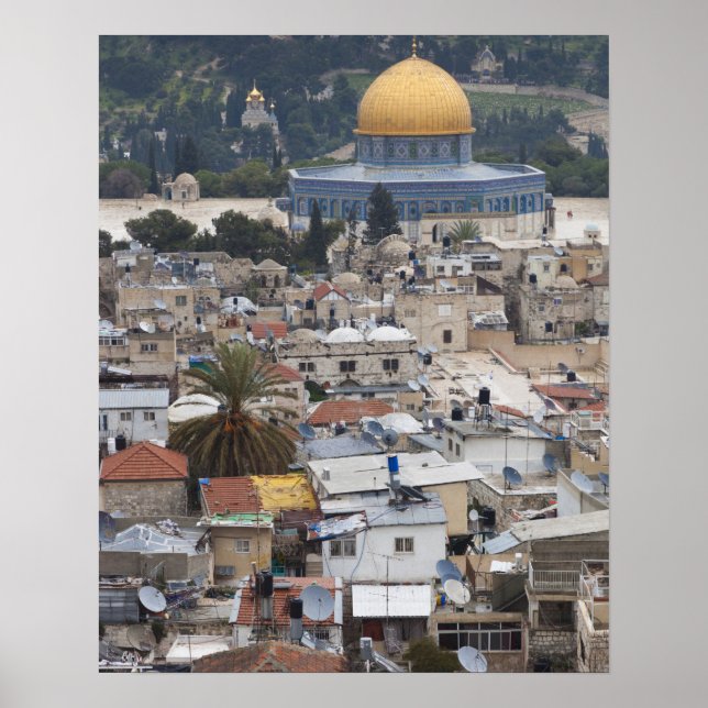 Temple Mount and Dome of the Sten Poster (Framsidan)