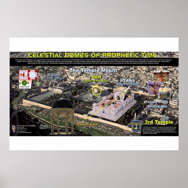 Temple Mount - Celestial Domes Poster (Framsidan)