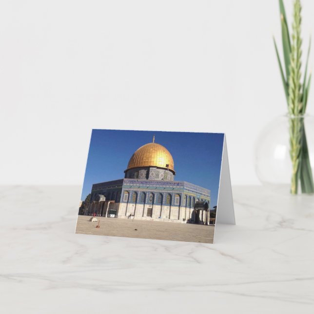 Temple Mount Tack Kort (Framsida)