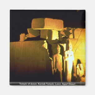Temple of Amon, Karnak Temple, Luxor, Egypten Dese Magnet