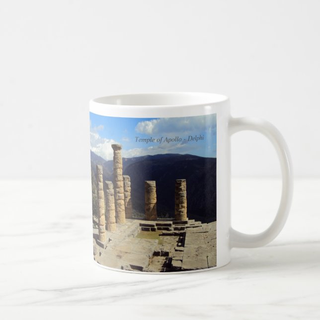 Temple of Apollo - Delphi Kaffemugg (Höger)