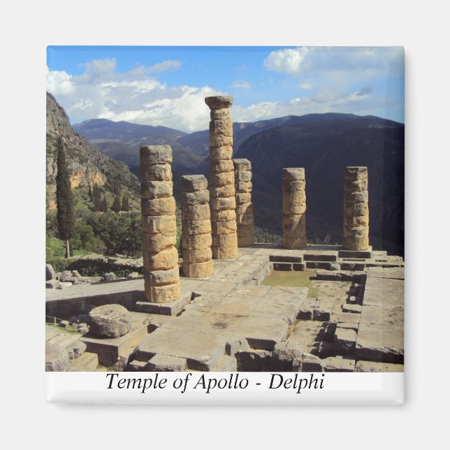 Temple of Apollo - Delphi Magnet (Framsidan)