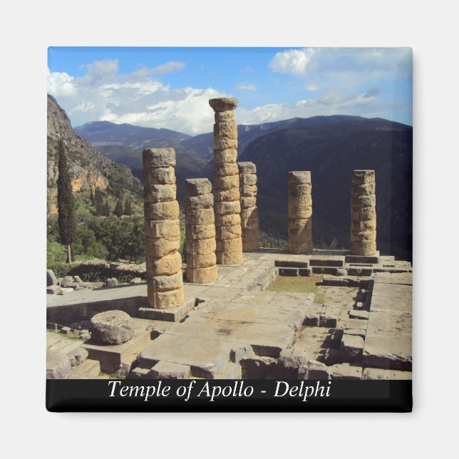 Temple of Apollo - Delphi Magnet (Framsidan)