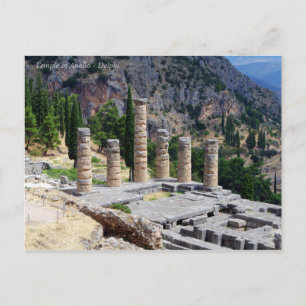 Temple of Apollo - Delphi Vykort