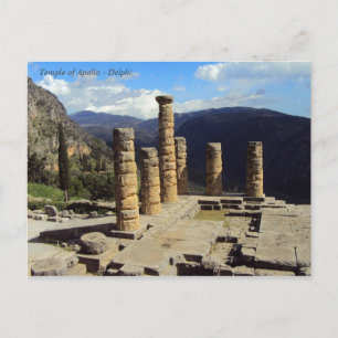Temple of Apollo - Delphi Vykort